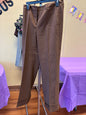 New York & Company Brown Pinstripe Pants - Size 6