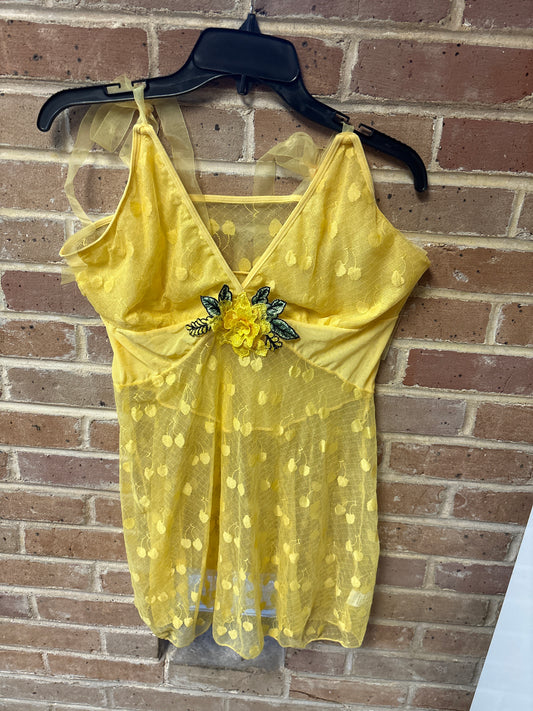Valentine’s Day Yellow Nightgown
