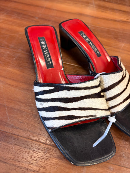 Nine West Zebra Heels - Size 6.5