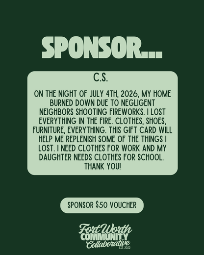 Sponsor A Voucher