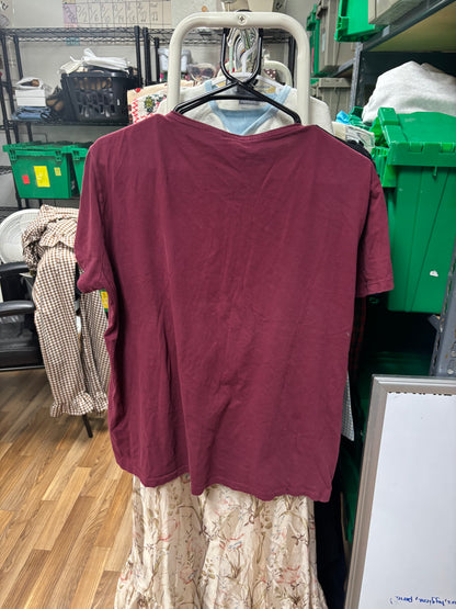 Embroidered Johnny Was Top Maroon-M