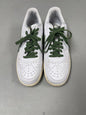 Nike White/Green Court Vision Low Sneakers- W 11
