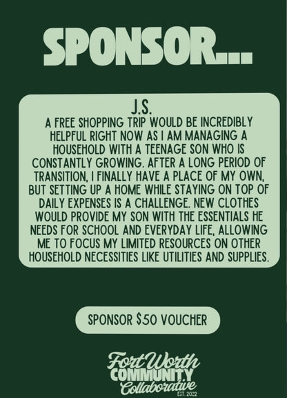 Sponsor A Voucher