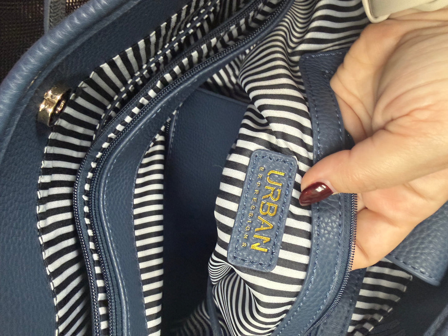 Urban Expressions Leather Tote