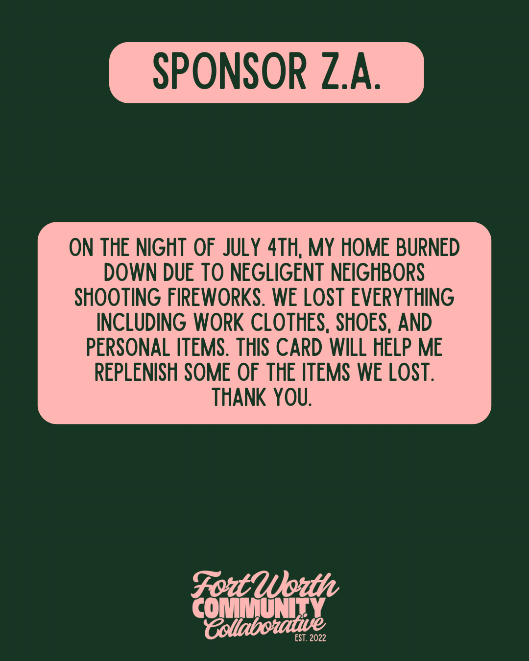 Sponsor A Voucher