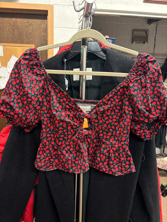 Strawberry Shirt Sz M
