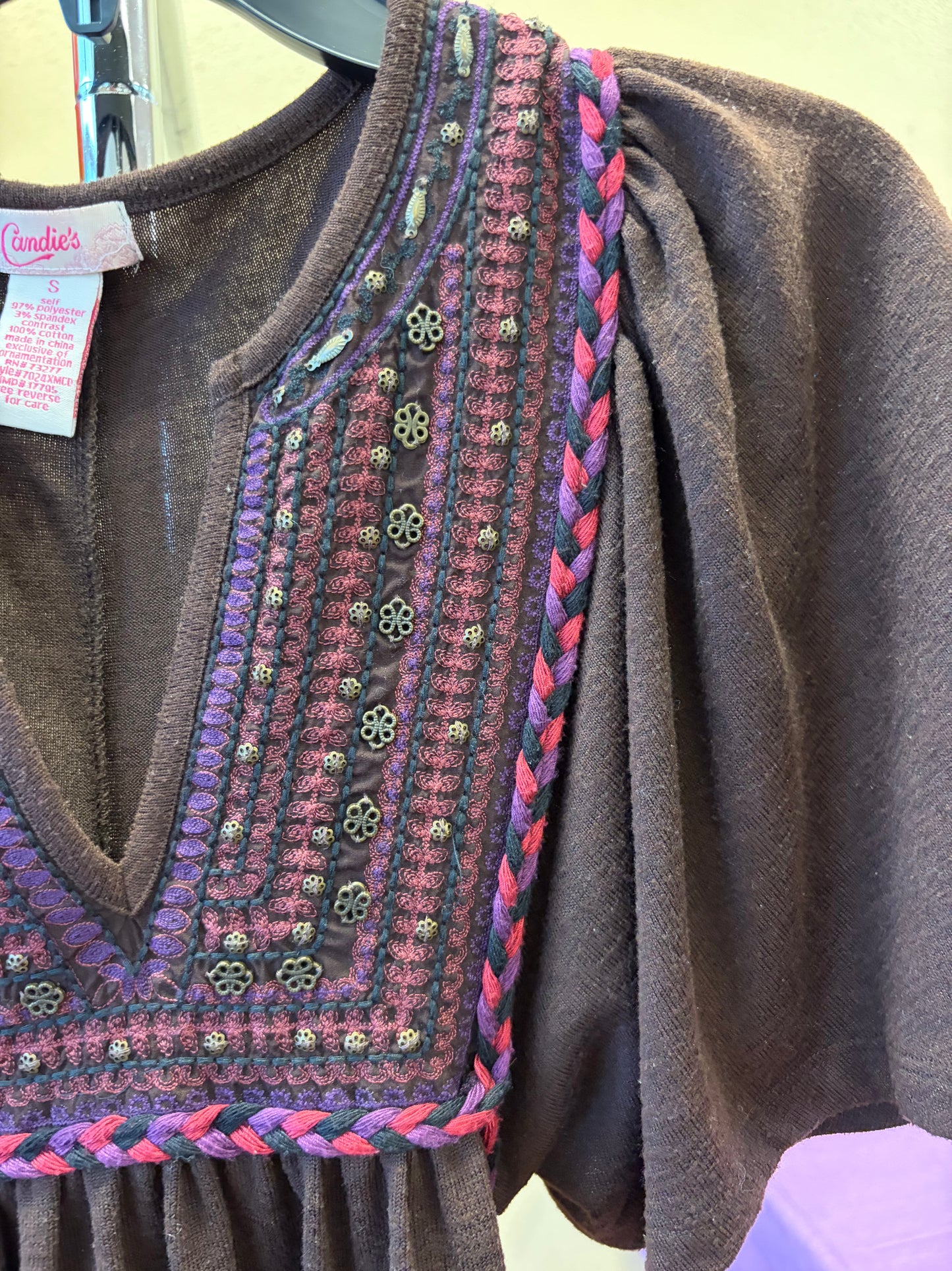 Candies Brown Dress - S