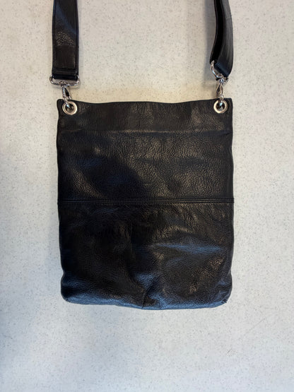 Y2K Black Leather Crossbody Purse