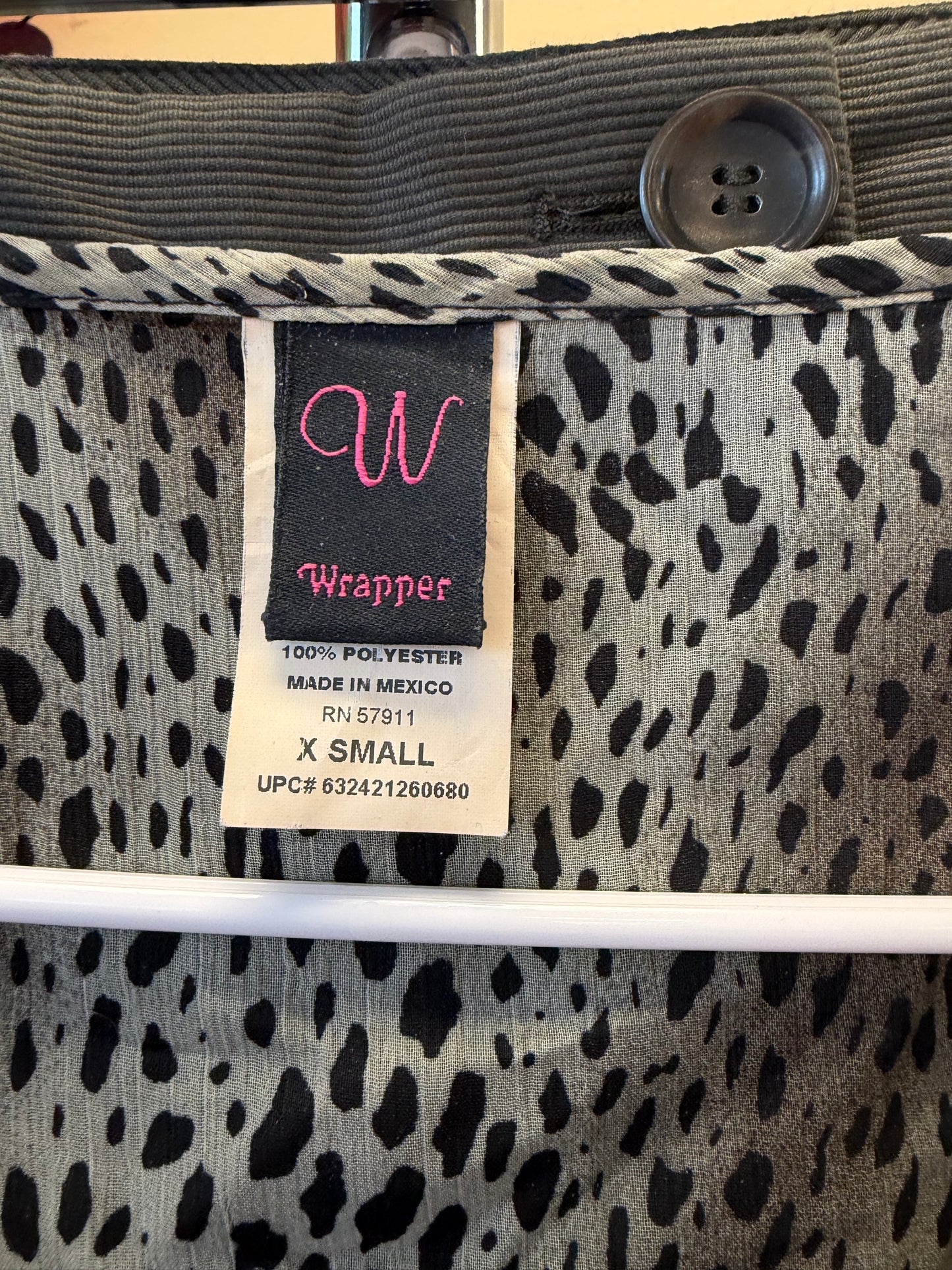 Green Cheetah Ruffle Tank - XS