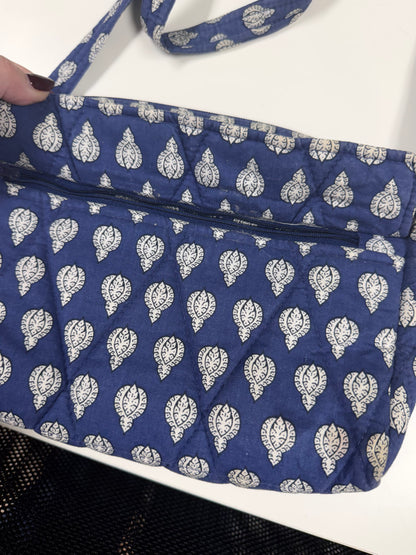 Quilted blue crossbody