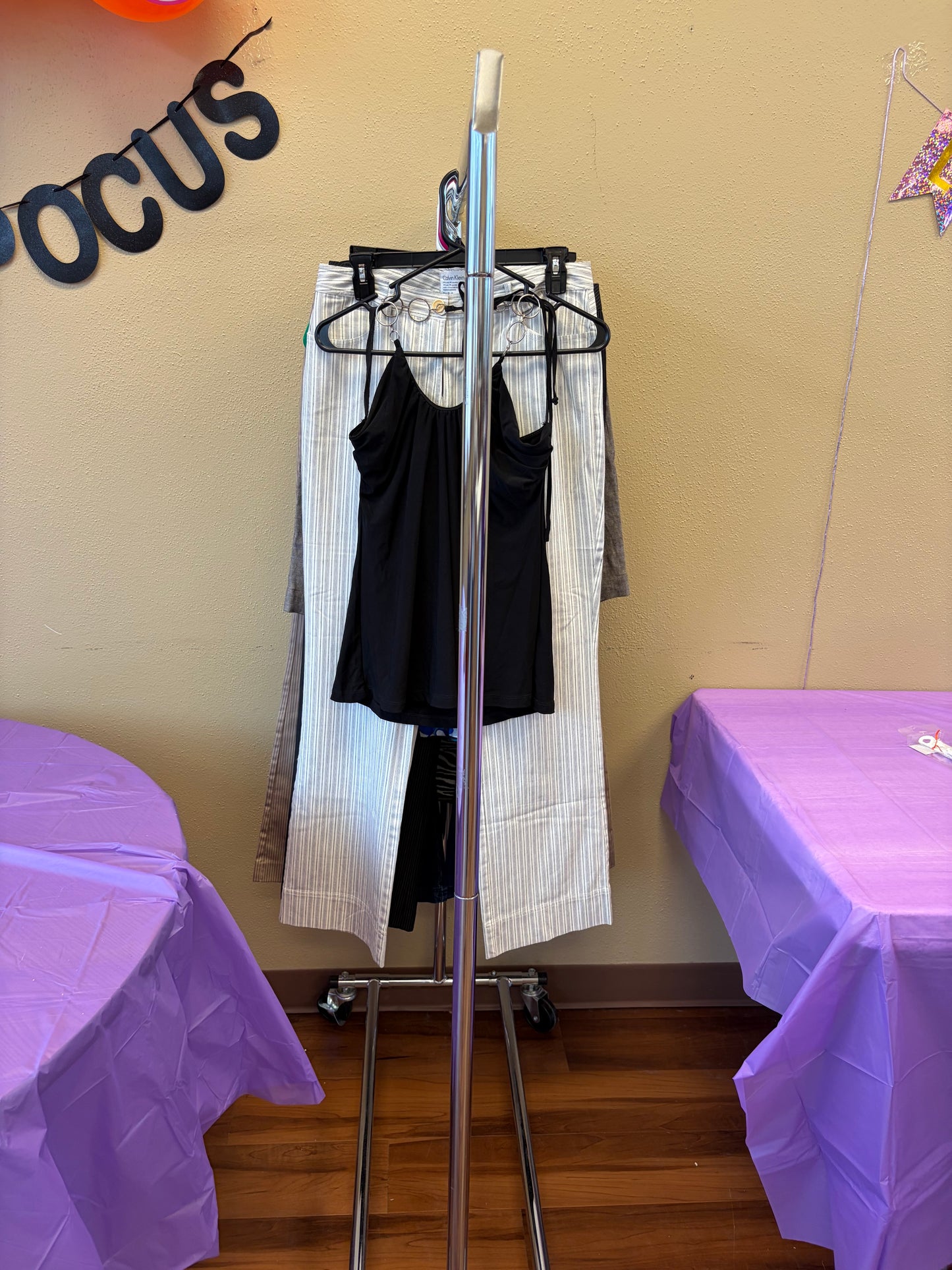 A'Gaci Too Black Y2K Tank - S