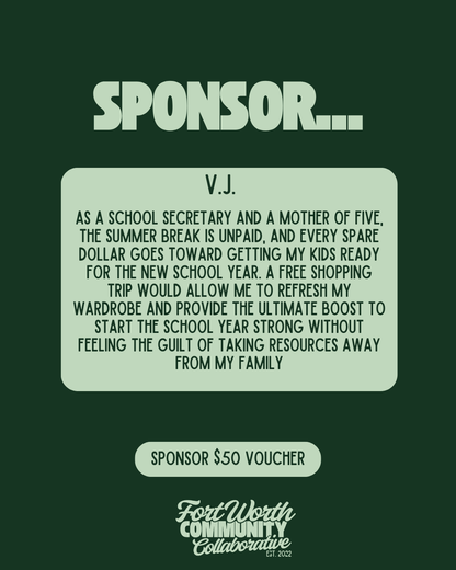 Sponsor A Voucher