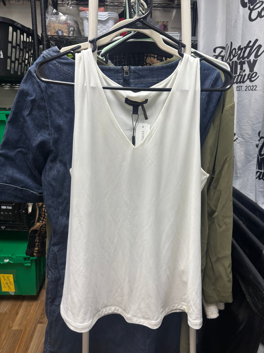 Donna Karan White Tank- M