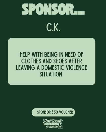 Sponsor A Voucher