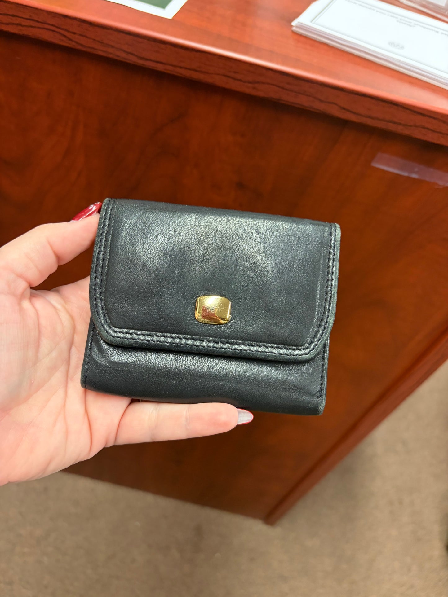 Black Leather Wallet