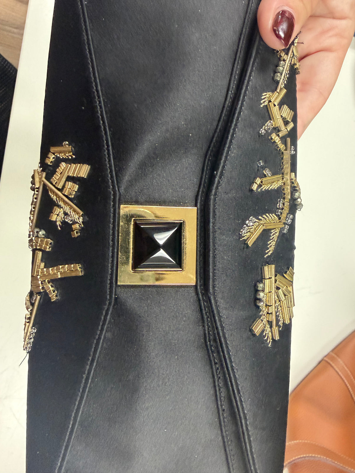 RARE: Kara Ross Beaded Clutch