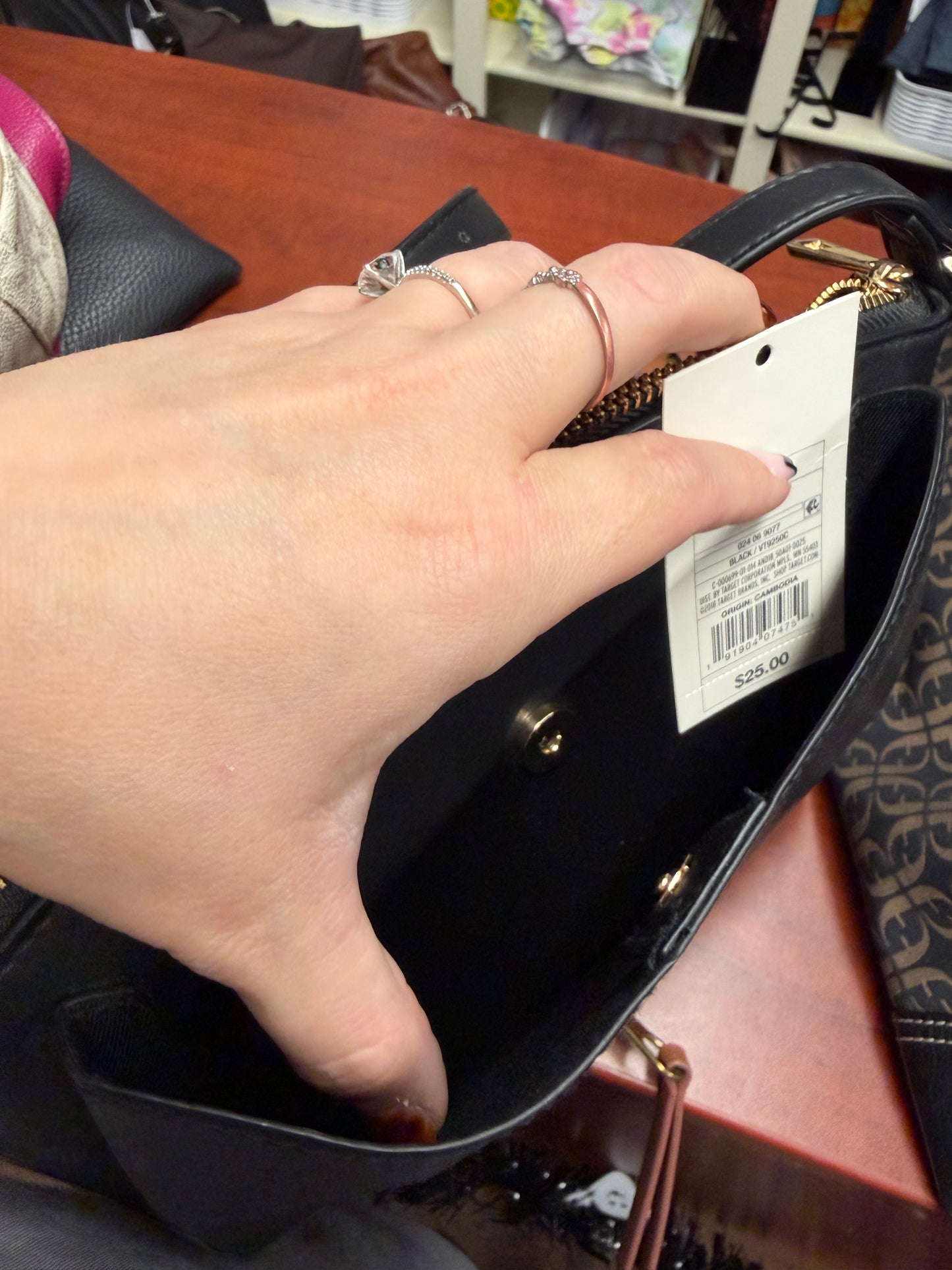 NWT- Universal Threads black handbag