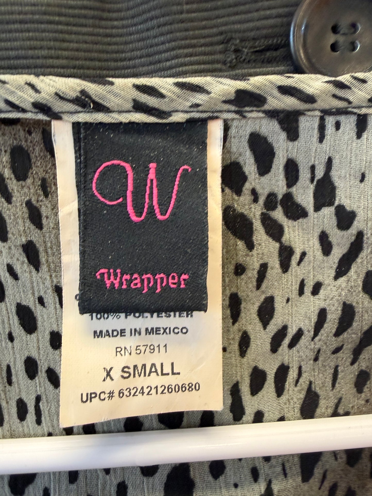 Green Cheetah Ruffle Tank - XS