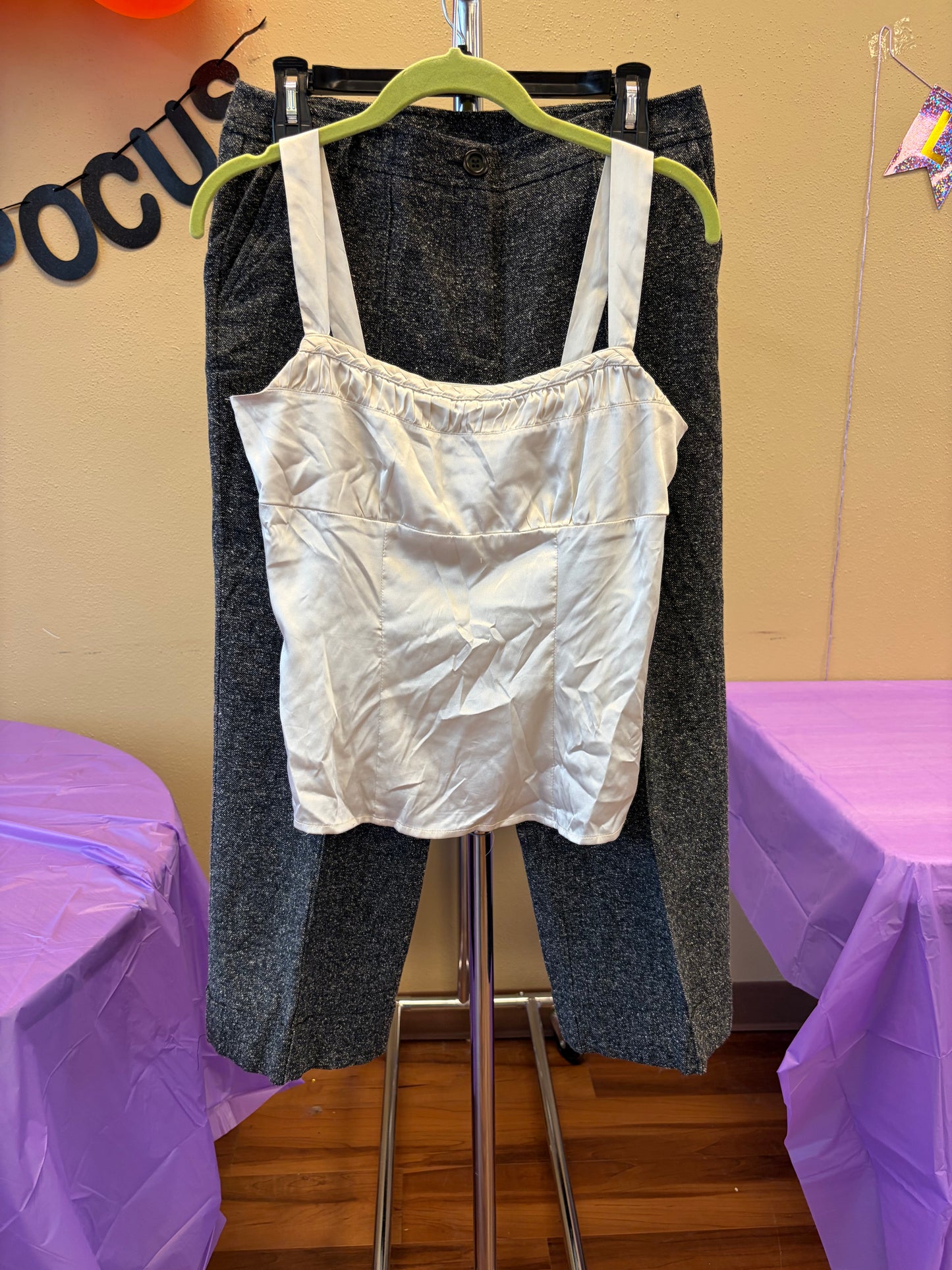 Cream Corset Tank - S