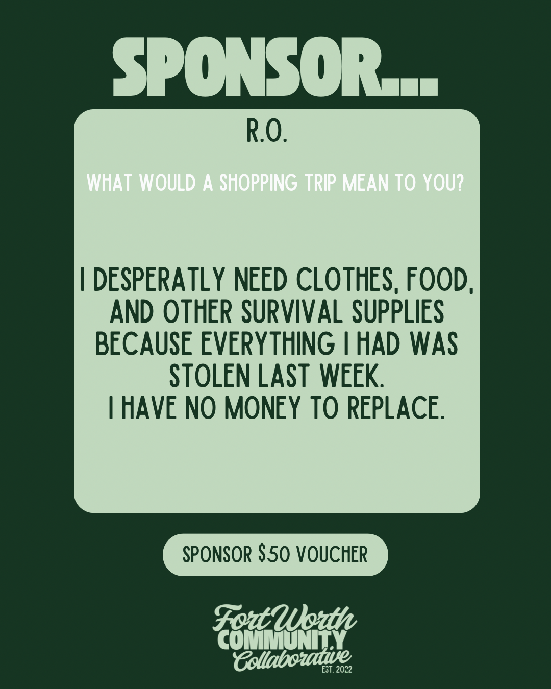 Sponsor A Voucher