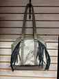Western cowhide w/leather fringe AUTHENTIC handbag