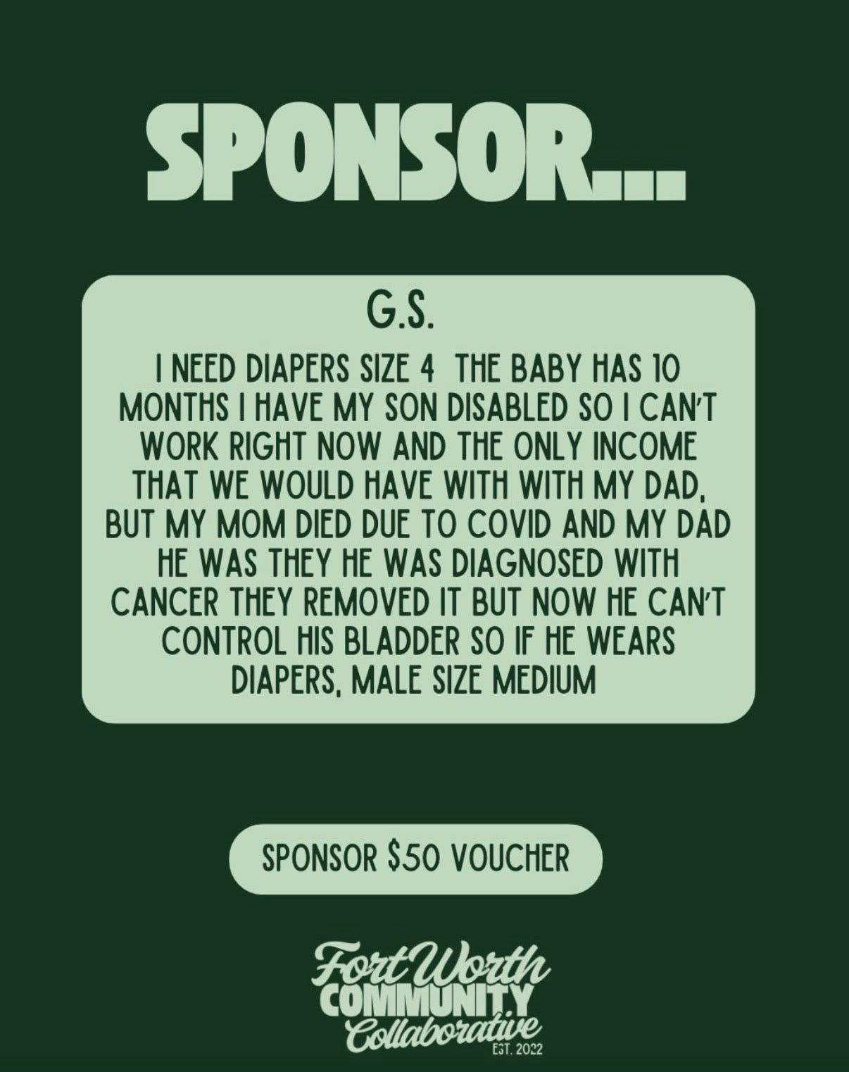 Sponsor A Voucher