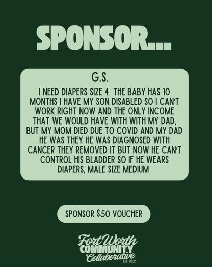 Sponsor A Voucher