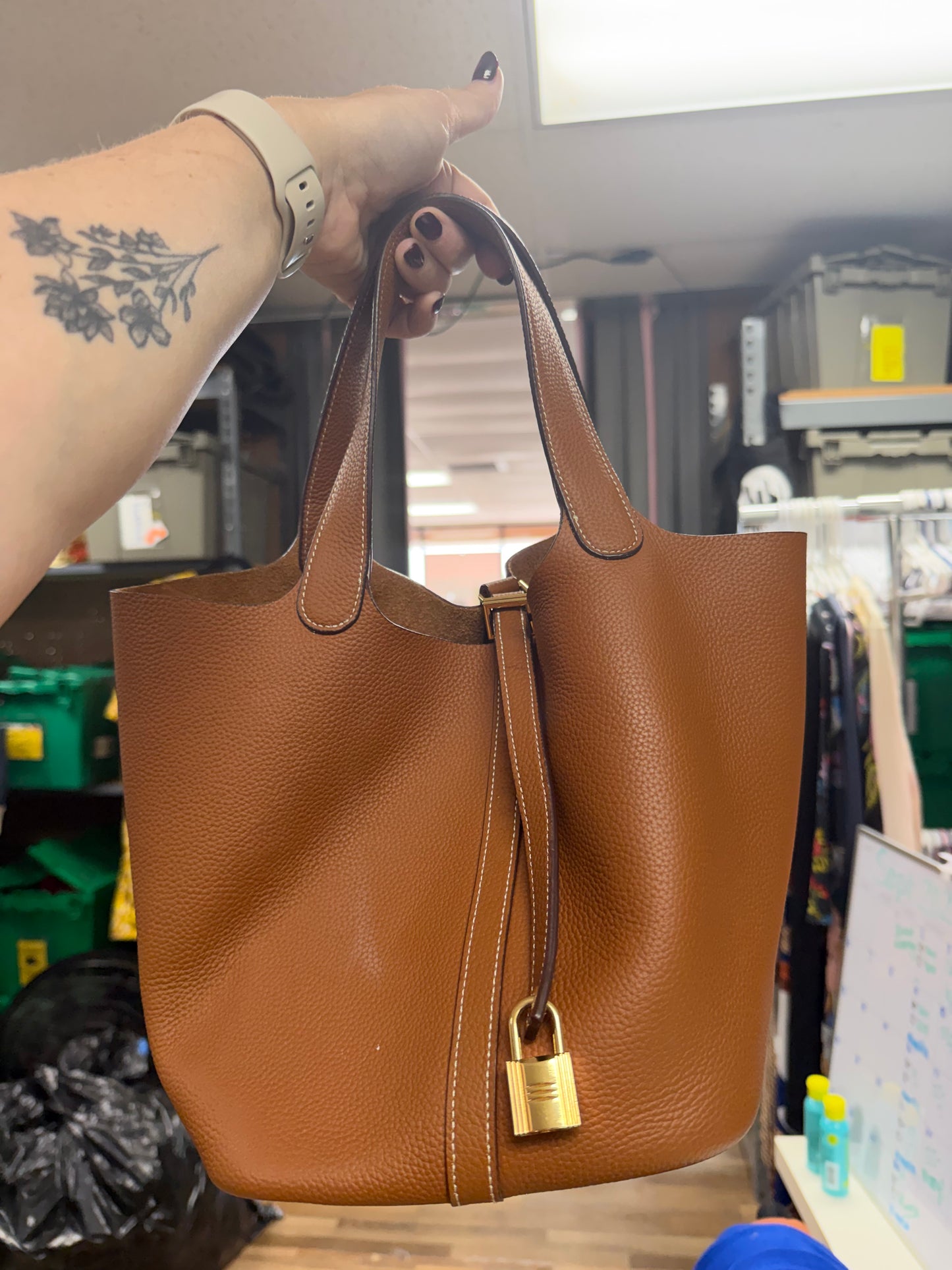 DUPE: Hermes Taurillon Clemence Picotin Lock Bag