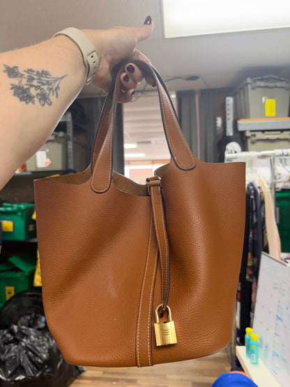 DUPE: Hermes Taurillon Clemence Picotin Lock Bag