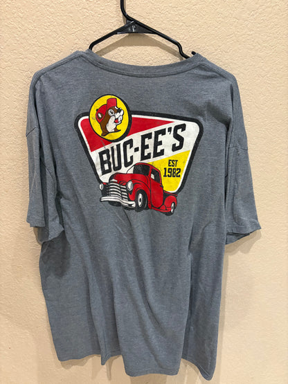 Buc-ee’s Grey T-Shirt (2XL)