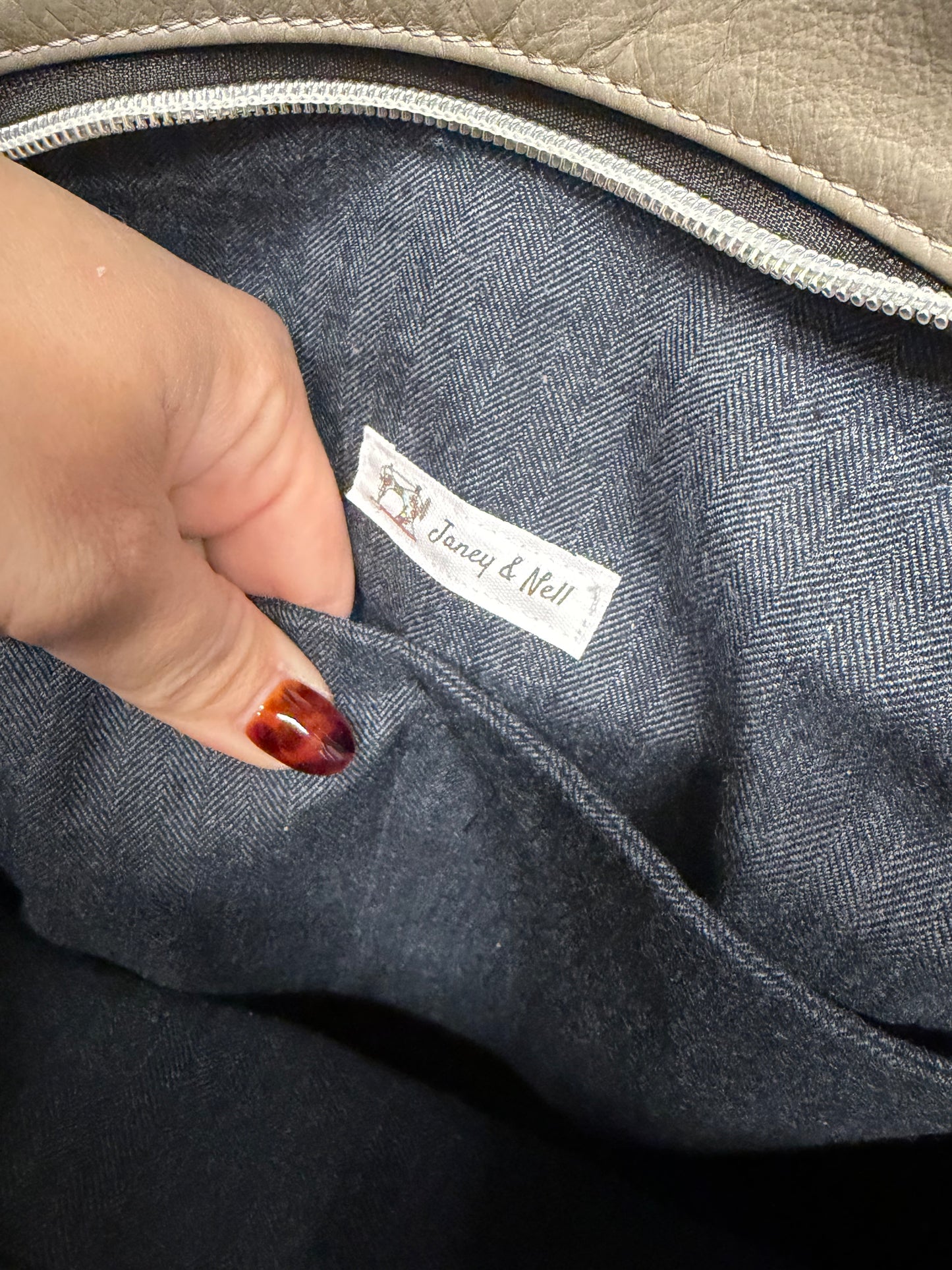 Western cowhide w/leather fringe AUTHENTIC handbag