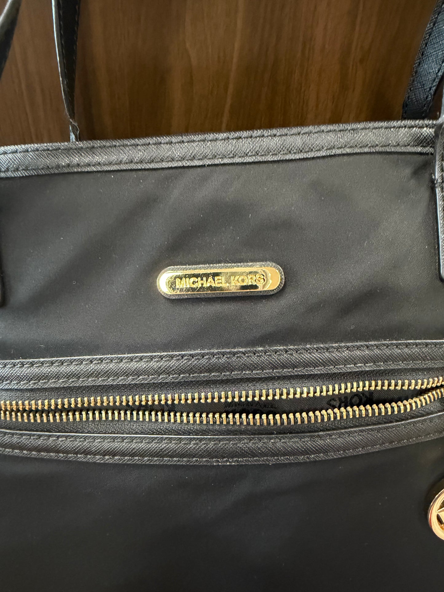 MK black tote