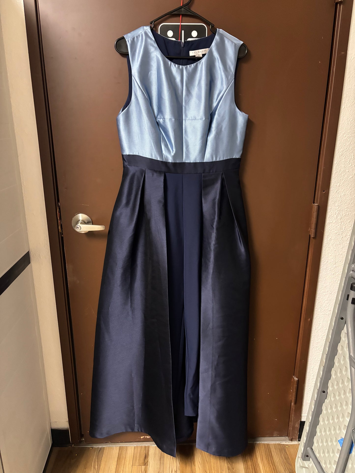 Kay Unger Walk Through Jumper Blue- M