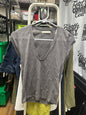 Free People Grey V-neck- XS