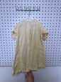 Vintage Yellow Floral Gown 3-6M