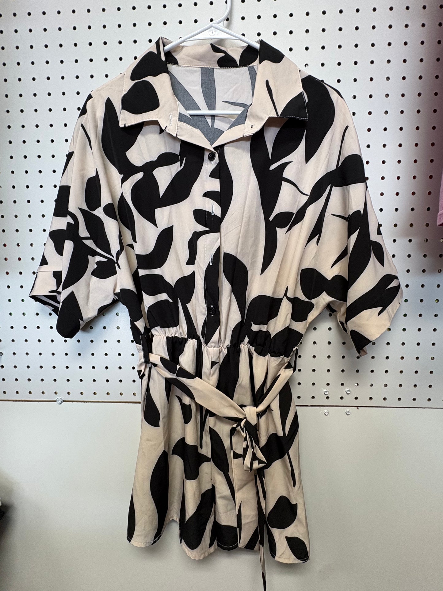 Tan Romper Sz S/M