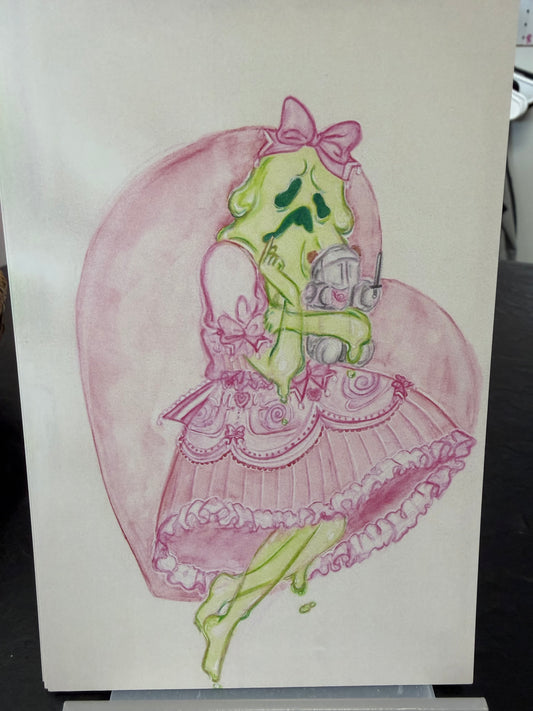 Suzi Art Cutie Creature Postcard