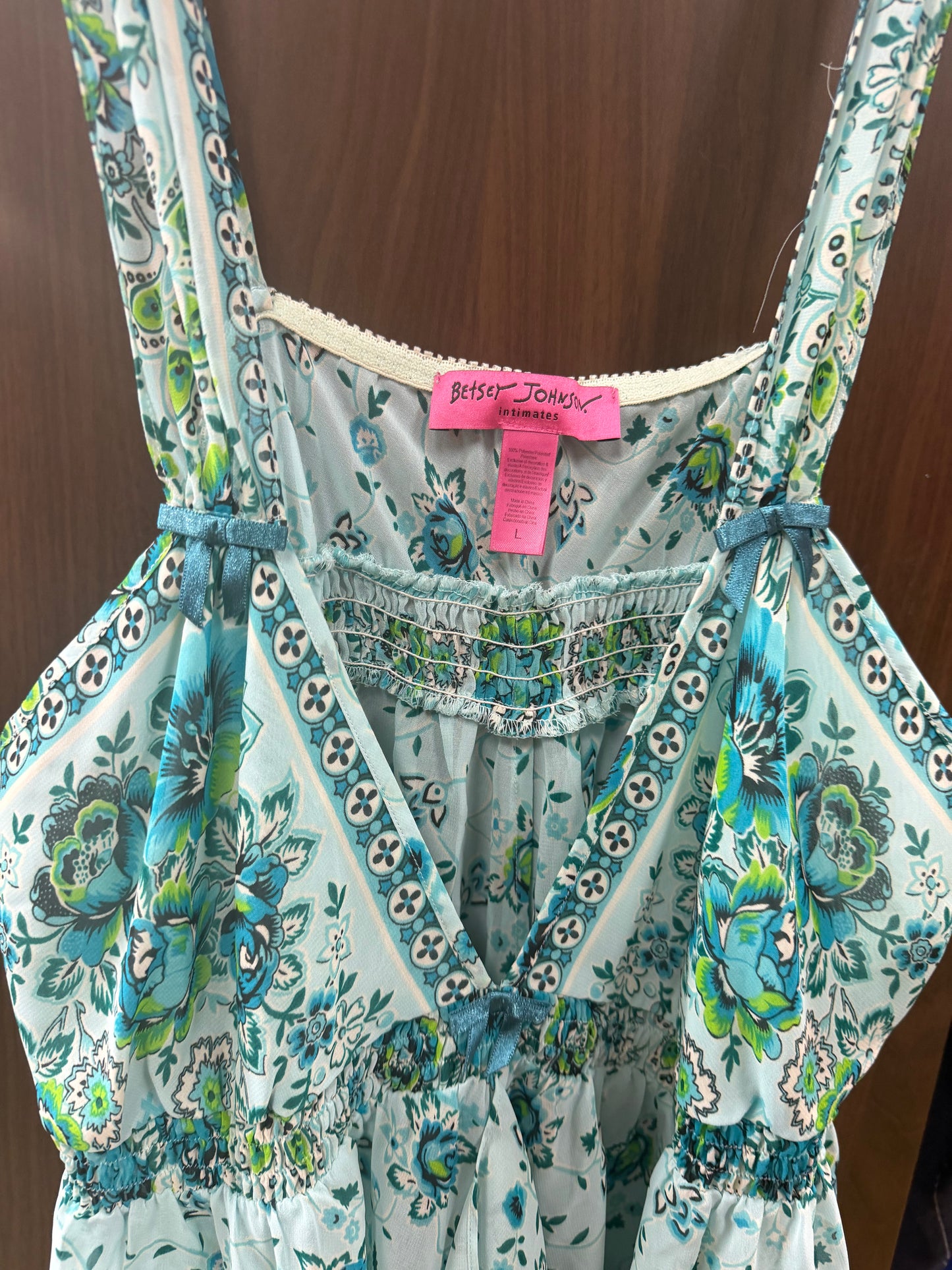 Betsey Johnson Intimates Babydoll top- L
