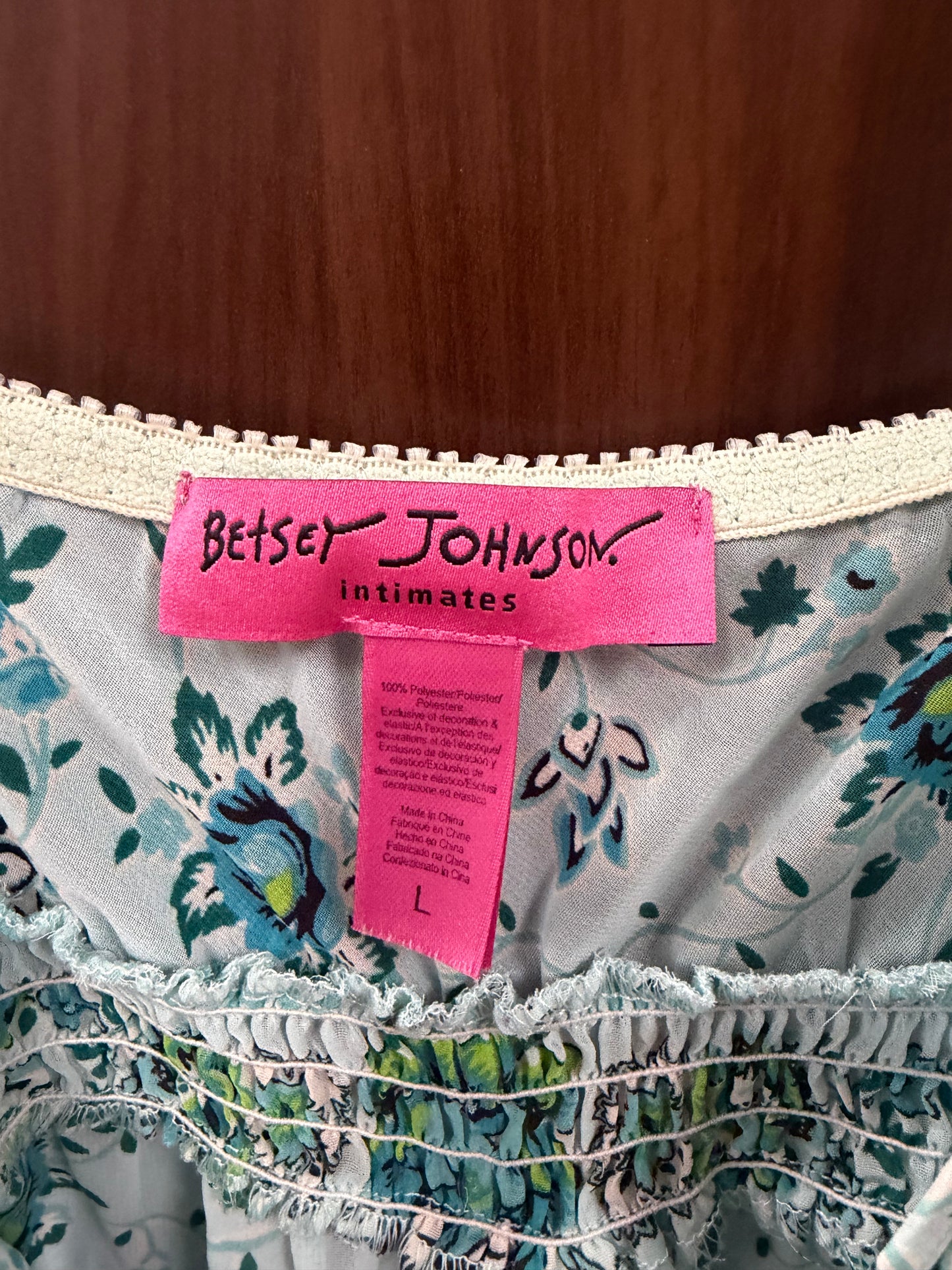 Betsey Johnson Intimates Babydoll top- L
