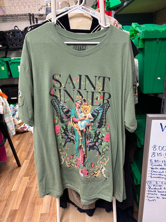 Saint Sinner Graphic Tee-3XL