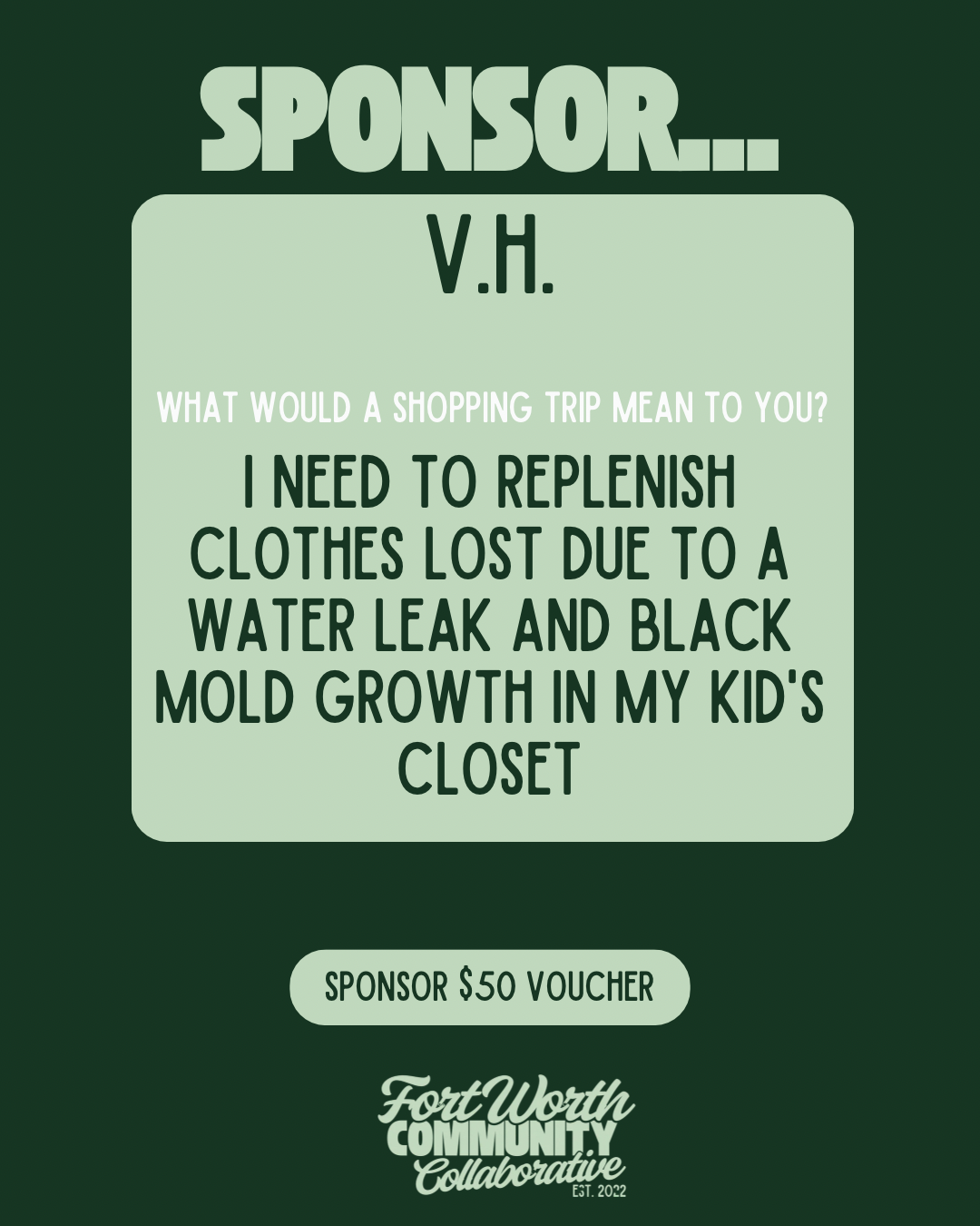 Sponsor A Voucher