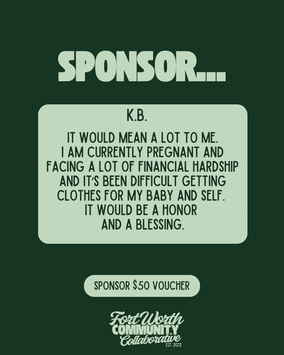 Sponsor A Voucher