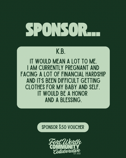 Sponsor A Voucher