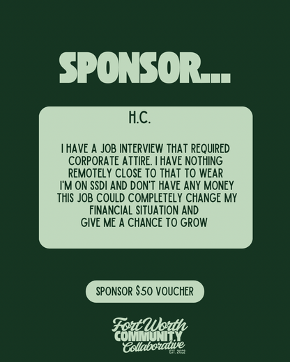 Sponsor A Voucher