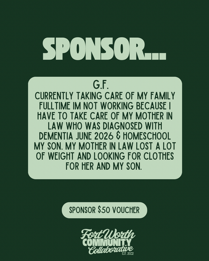 Sponsor A Voucher