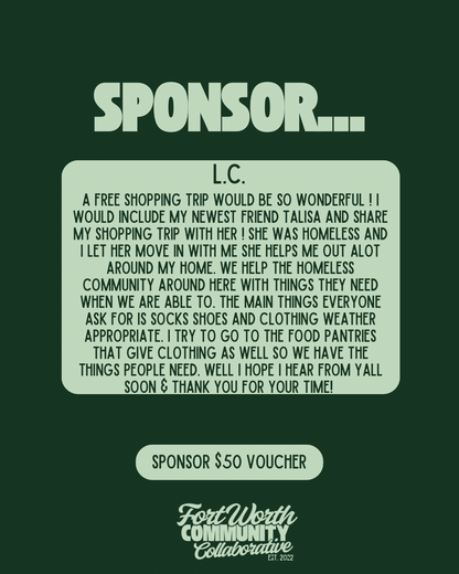 Sponsor A Voucher