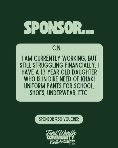 Sponsor A Voucher