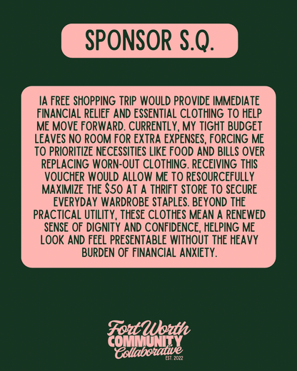 Sponsor A Voucher
