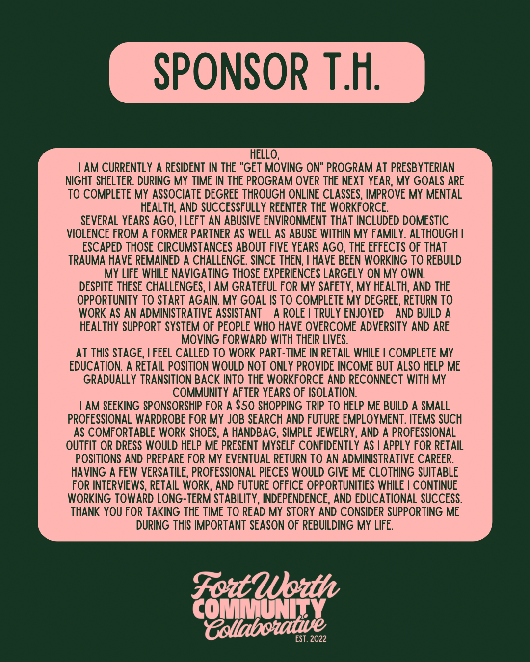Sponsor A Voucher
