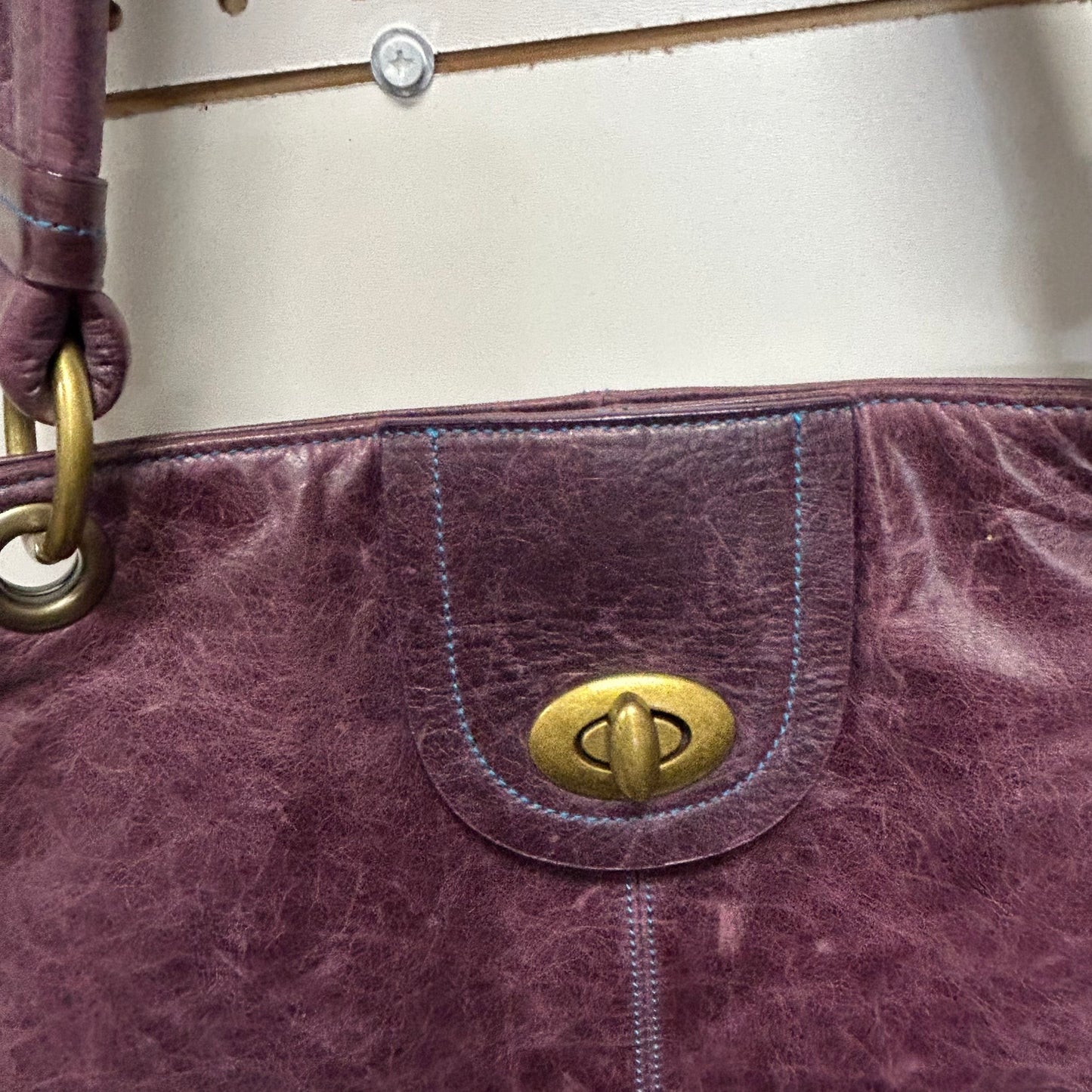 Kate Landry purple leather purse